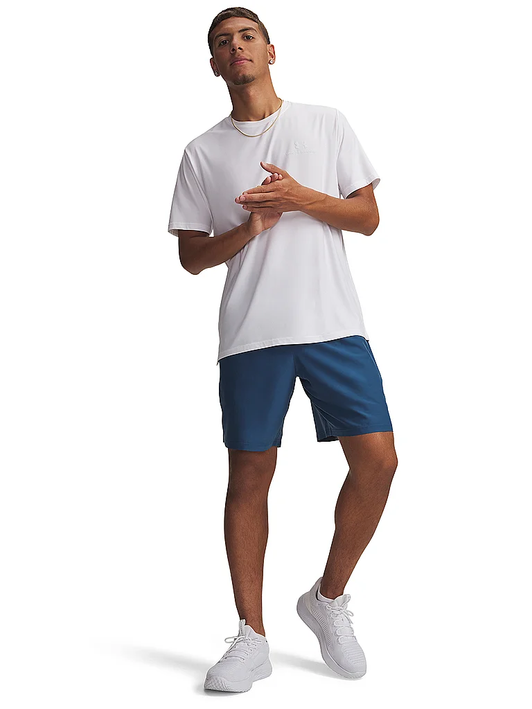 UNDER ARMOUR Herren Shorts UA Woven Wordmark dunkelblau | M — Bild 3